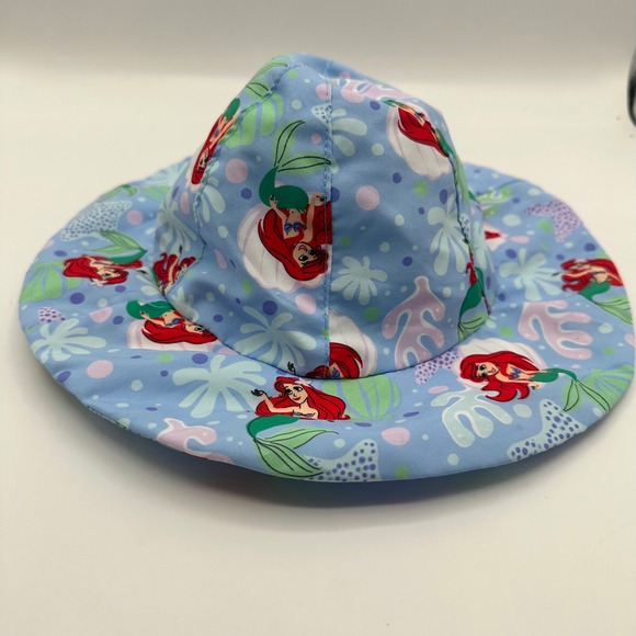 Disney Baby Other - Disney Baby Little Mermaid Ariel Bucket‎ Hat Baby 6-9M Blue Polyester